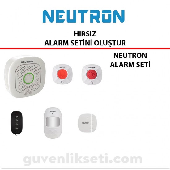 Neutron NTL-HM-99WB İç ortam Kablosuz Alarm - Kendi Setini Oluştur